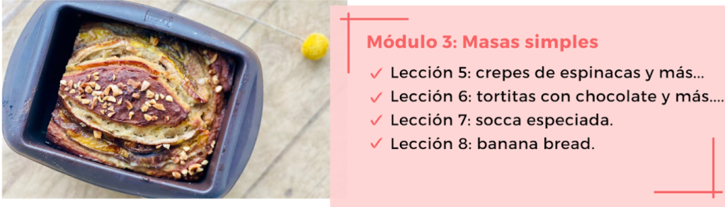 Módulo 3 de la membresía de cocinando el cambio de Lucia Gómez