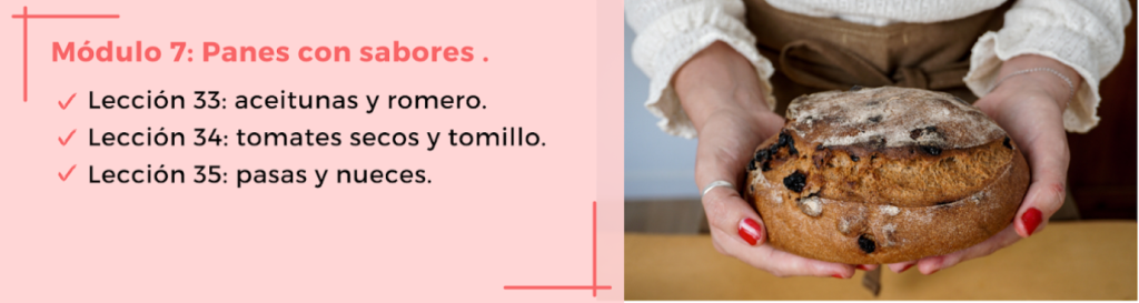 Módulo 7 panes con sabores de Método Sano